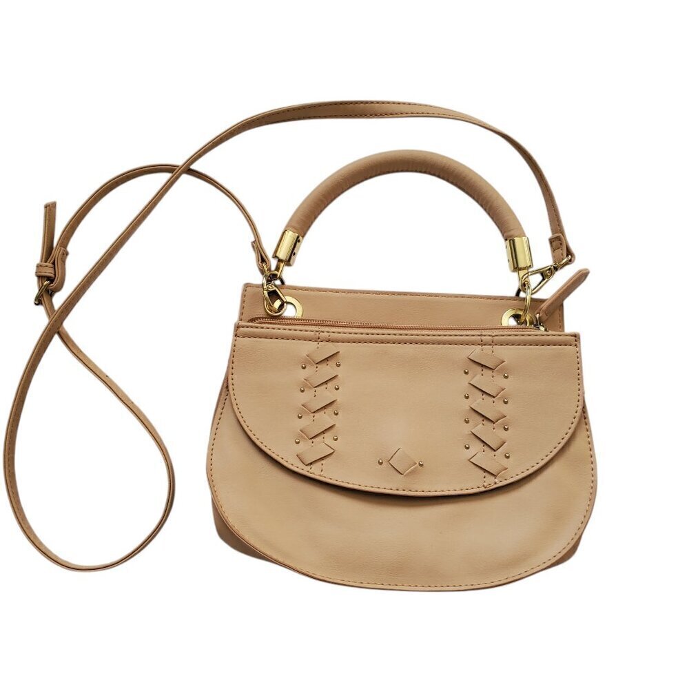 DANIELLE NICOLE STUDDED TOP HANDLE PURSE